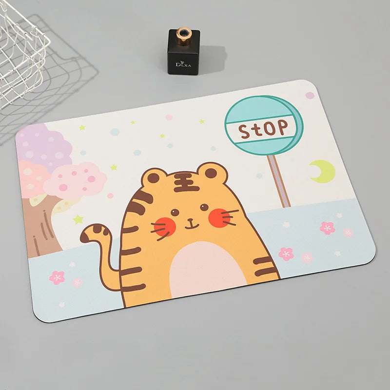 1PC Bathroom absorbent floor mats, bathroom kitchen non-slip floor mats, dust-proof floor mats, home floor mats, entry mats