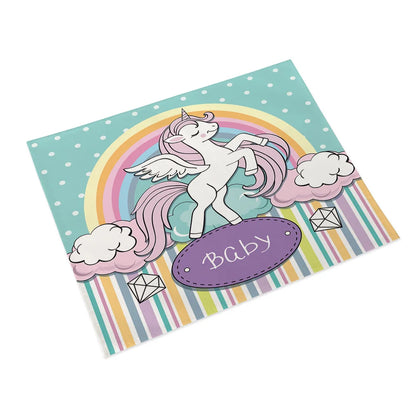 45x32cm Cartoon Pink Table Mat Unicorn Individual Placemats Coasters Set Pad On The Table Cup Pad Place Mats For Dining Table