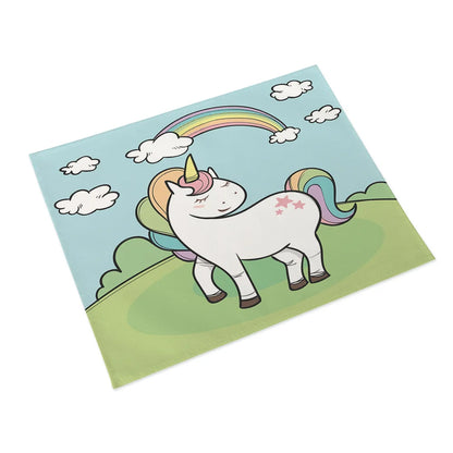 45x32cm Cartoon Pink Table Mat Unicorn Individual Placemats Coasters Set Pad On The Table Cup Pad Place Mats For Dining Table