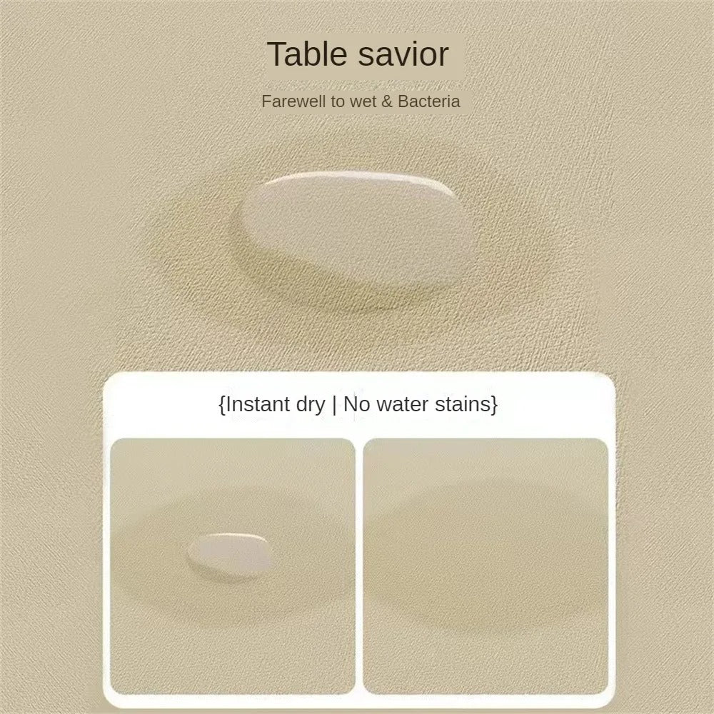 Absorbent Coffee Dish Quick Drying Kitchen Absorbent Drained Placemat Drying Mat for Table Bathroom Kitchen Draining Pads