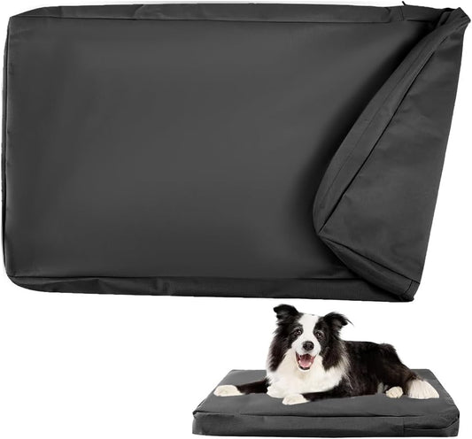 100% Waterproof Replacement Cover for Dog Bed, Replacement Cover for Dog Mat, Washable, Removable Dog Mattress Cover, Dog Mattress Insert with Zipper