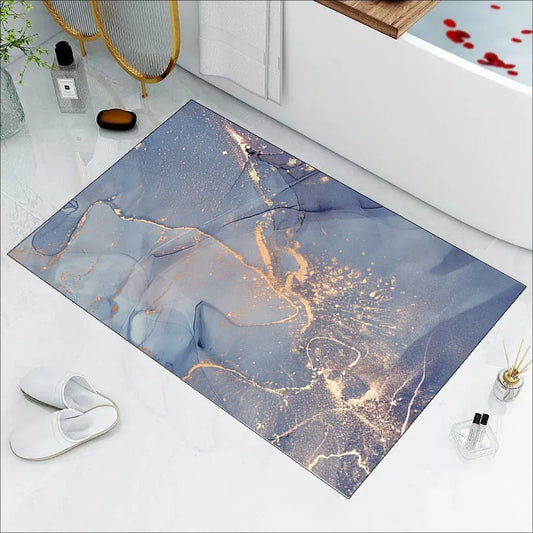 5s Super Absorbent Bath Rugs Skin Bathroom Mat Quick Dry Floor Mats Easy To Clean Alfombras Para Doormat Kitchen Area Rug