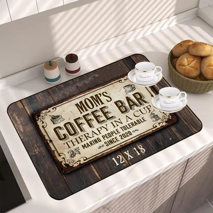 American Style Absorbent Kitchen Draining Mat Coffee Dish Drying Mat Bathroom Drain Pad Tableware Mat Placemat For Table Coaster