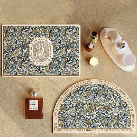 Bath Mat Non Slip Diatom Mud Entrance Door Floor Living Room Kitchen Home Super Absorbent Mats Bathroom Rug